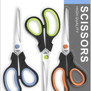 Scissors, All Purpose Thickened Craft Scissor 8.5″...