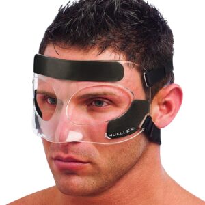 MUELLER Sports Medicine Face Guard, Nose Guard for Sport...