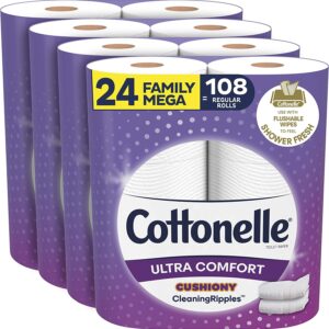 Cottonelle Ultra Comfort Toilet Paper with Cushiony Clea...