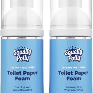 Squatty Potty Toilet Tissue Paper Foam Instant Wet Wipe ...