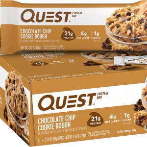 Quest Nutrition Chocolate Chip Cookie Dough Protein Bars...