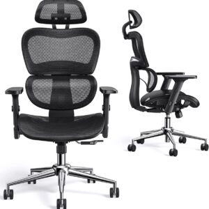 ErGear Office Chairs, Mesh Desk Chair with Adaptive Lumb...