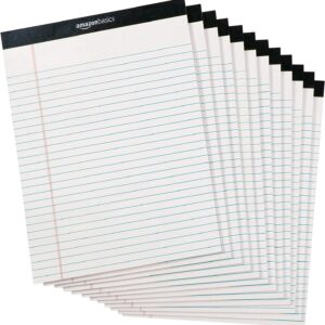 Wide Ruled 8.5 x 11.75-Inch Lined Writing Note Pads &#82...