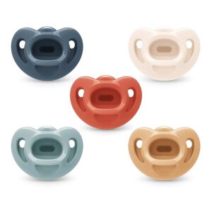 NUK Comfy Orthodontic Pacifiers, 0-6 Months, Timeless Co...