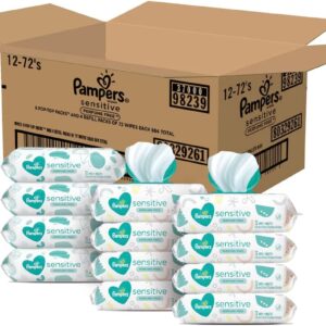 Baby Wipes, Pampers Sensitive Water Based Baby Diaper Wi...