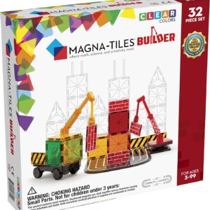 Magna-Tiles Builder Set, The Original Magnetic Building ...