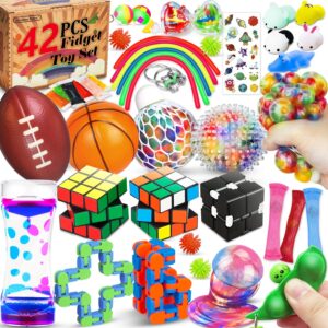 (42 Pcs) Fidget Toys Pack, Party Favors Carnival Treasur...