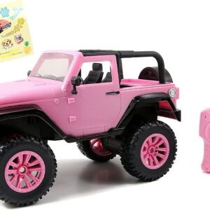 Jada Toys GIRLMAZING Jeep R/C Vehicle (1:16 Scale), Pink...